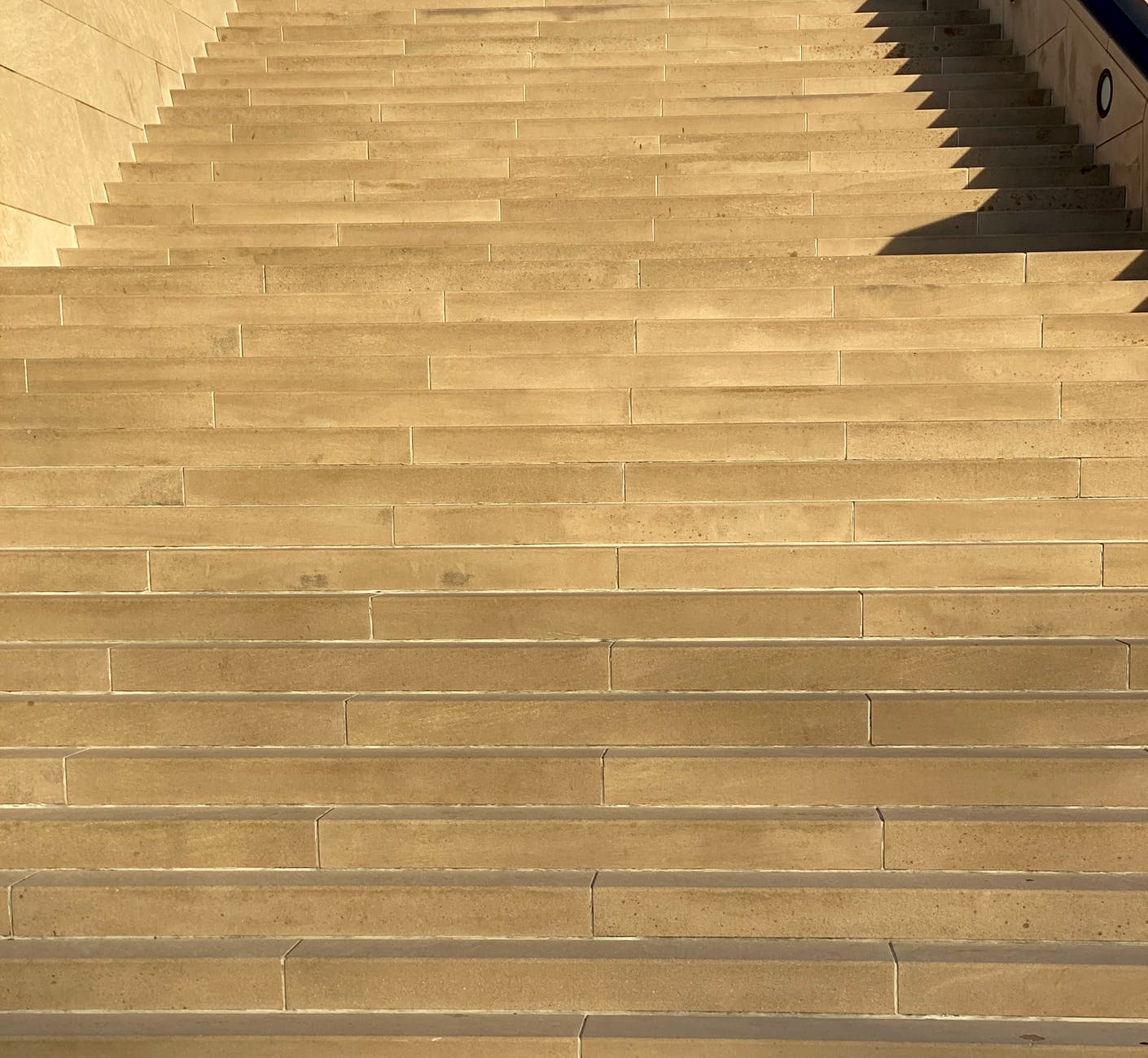 empty stairs on street in daylight